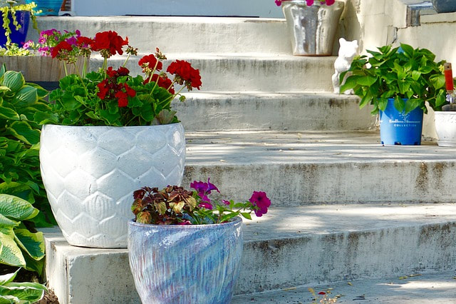 Decorative garden containers 